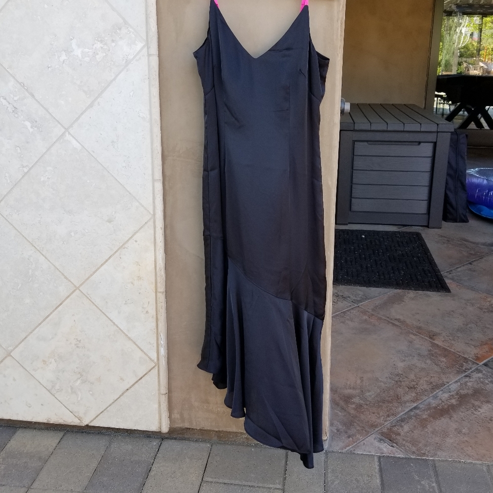 White House Black Market Black Slip Dress ♥